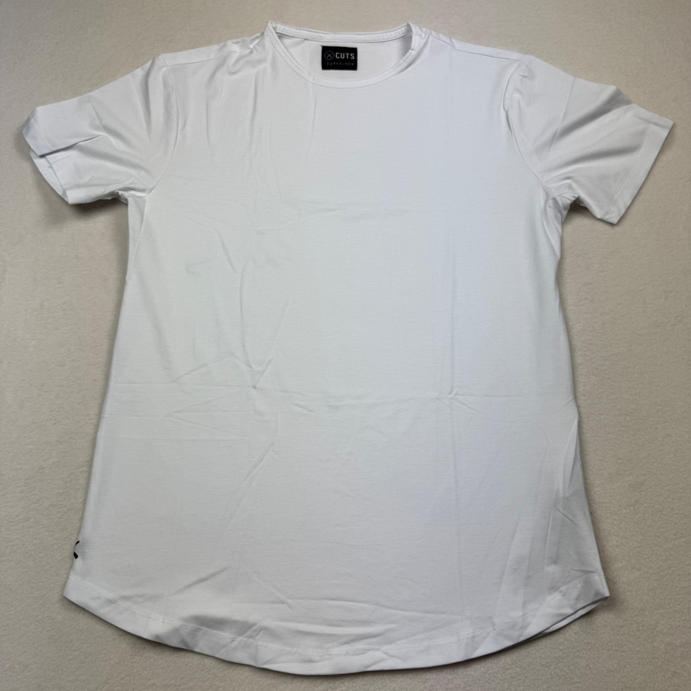 Cuts Clothing White Short Sleeve Tee